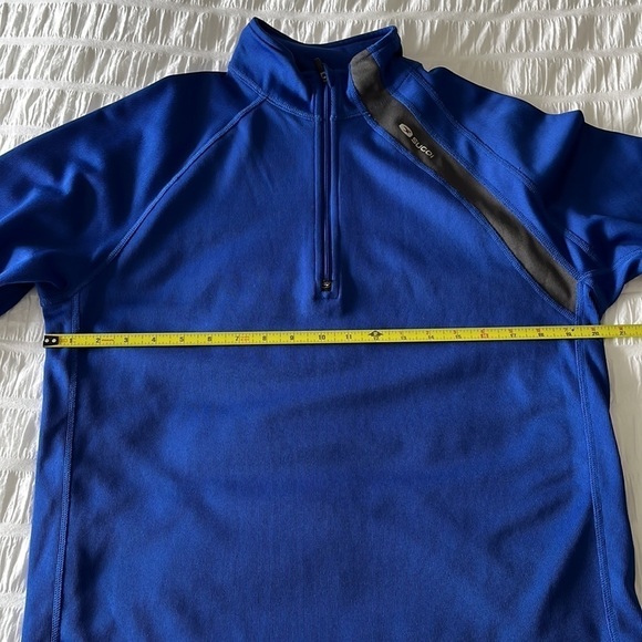 SUGOI Cycling Sweater Quarter Zip Pullover Royal Blue Athletic Wear Casual - Picture 16 of 17
